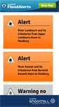 Mobile Screenshot of floodalerts.com